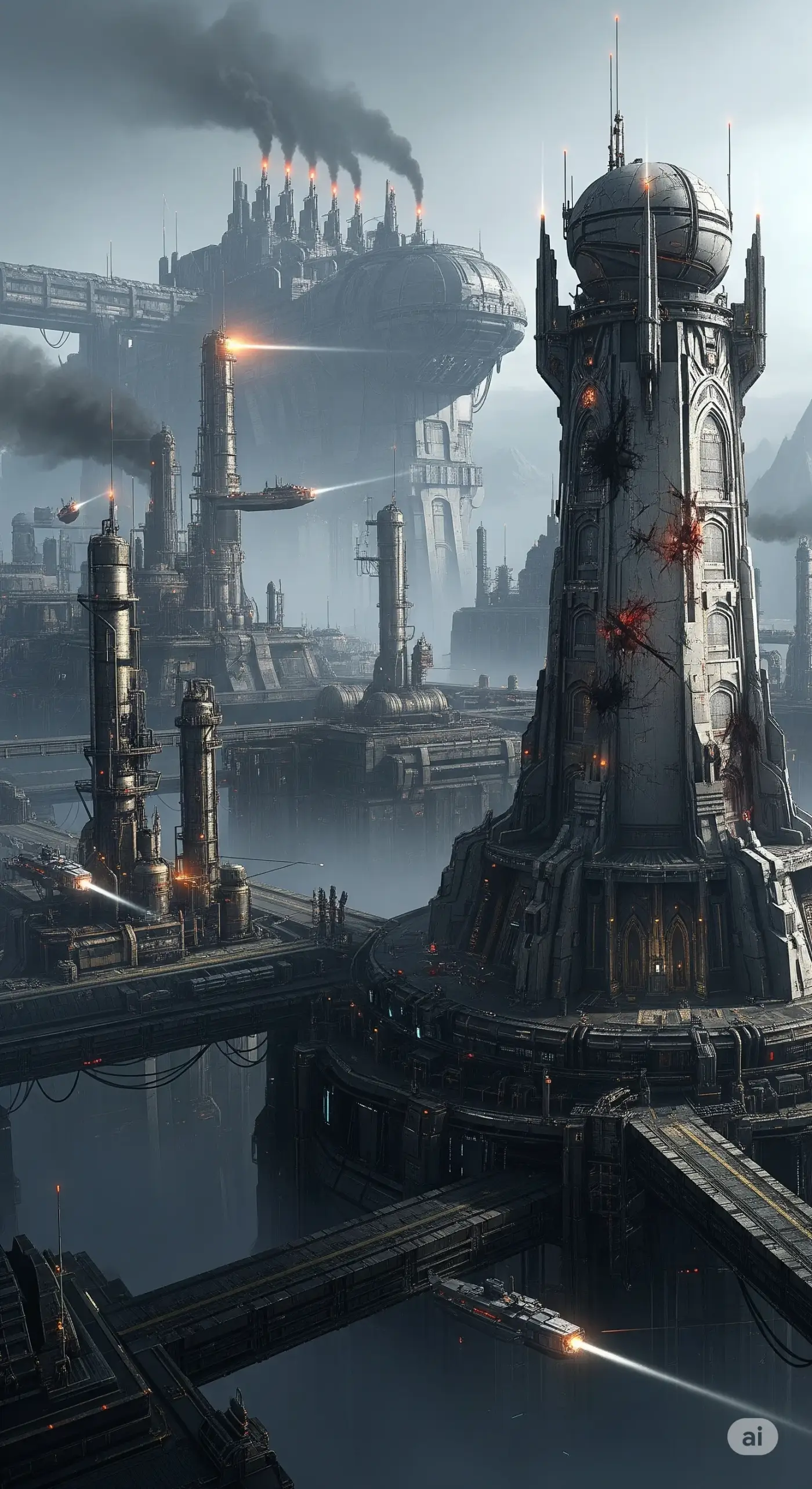 Carving Space 4X strategy game artwork showing galactic fleet command
